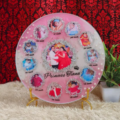 12 month Baby Photo Preserve Resin Art