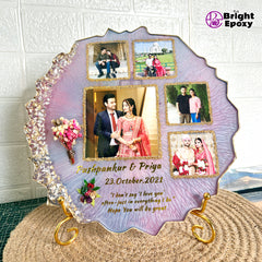 Customized Multi-Photo Resin Art - Perfect For Gifting