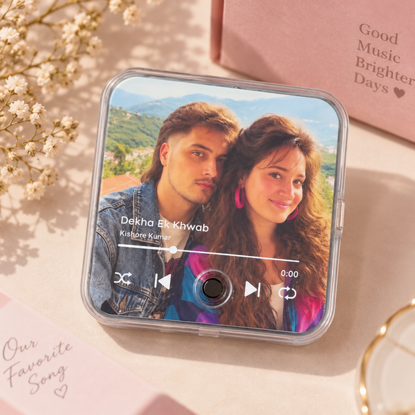 Custom Music Fridge Magnet For Couples
