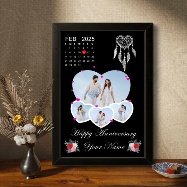 Love Anniversary Frame