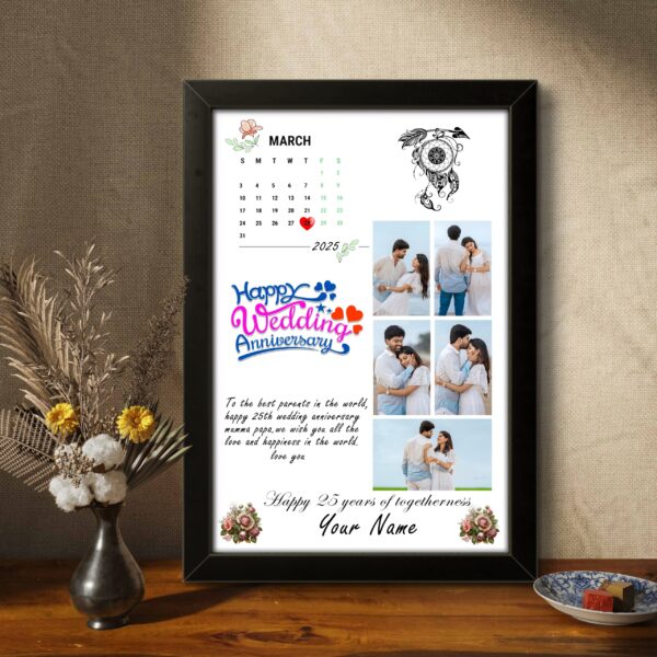 Forever and Always Anniversary Frame