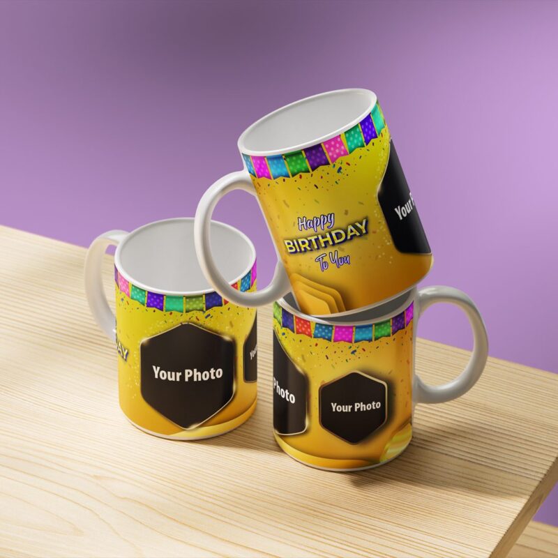 Birthday Celebration Golden Mug