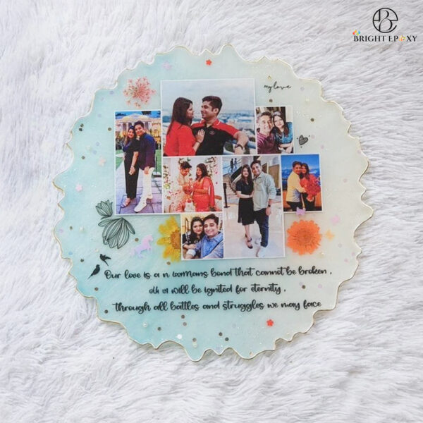 Couple Collage Resin Art Frame