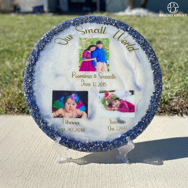 Parants And Babies Details Resin Art Frame