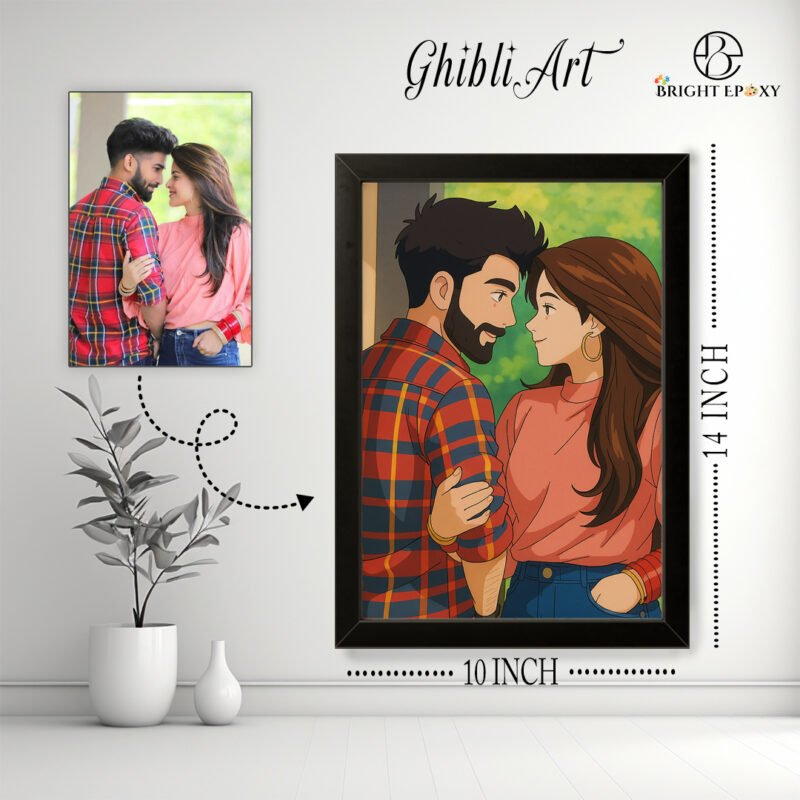 Ghibli Art Photo Frame