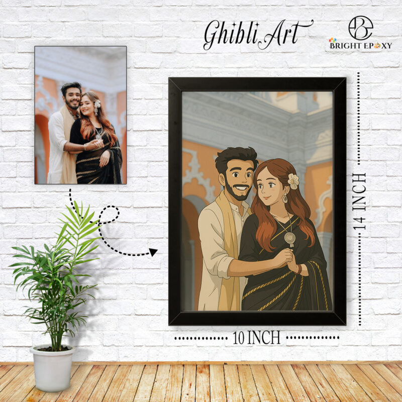 Ghibli Art Photo Frame