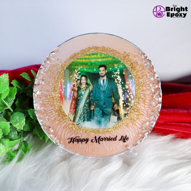 Crystal with Glitter Personalized Resin Art – Beautiful