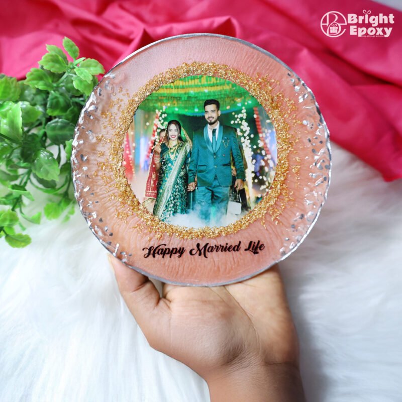 Crystal with Glitter Personalized Resin Art – Beautiful